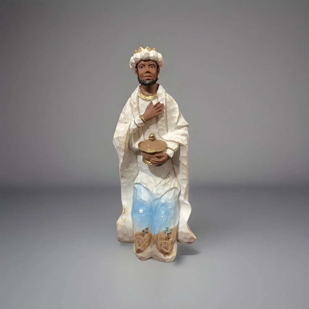King Melchoir A0064 Elegant Blessings Nativity Figurine Thomas Kinkade 2009‎